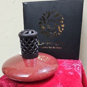 LA-TEE-DA Large Fragrance Lamp -Cinnimon Red